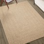 Alfombra ZIZUR apariencia de yute interior y exterior 80x200 cm