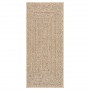 Alfombra ZIZUR apariencia de yute interior y exterior 80x200 cm
