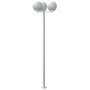 Farolas de exterior 3 unidades acero inoxidable 215 cm