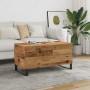 Mesa de centro madera de ingeniería envejecida 90x44,5x45 cm