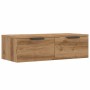 Armario de pared madera de ingeniería envejecida 68x30x20 cm