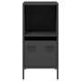 Aparador de acero laminado en frío negro 35x39x73,5 cm