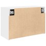Mueble de pared de baño madera ingeniería blanco 60x25x40 cm