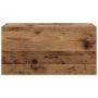 Mueble de pared baño madera ingeniería envejecida 60x25x30 cm
