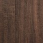 Mueble de pared baño madera ingeniería roble marrón 60x25x40 cm