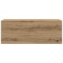 Mueble de pared baño madera ingeniería roble artisan 80x25x30cm