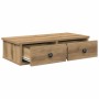 Estante de pared cajones madera contrachapada roble artesanal