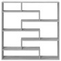 Estante cubo de pared 7 compartimentos madera gris Sonoma
