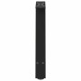 Patas de mesa de centro forma A 2uds acero negro 50x(42-43) cm