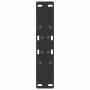 Patas de mesa de centro forma A 2uds acero negro 50x(42-43) cm