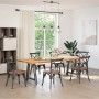 Patas de mesa centro forma A 2uds acero antracita 80x(72-73) cm
