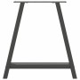 Patas de mesa centro forma A 2uds acero antracita 80x(72-73) cm