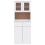Aparador alto ALTA madera maciza de pino blanco 77x35x188 cm