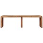 Banco de madera maciza de acacia 160x38x45 cm
