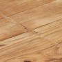 Mesa de centro de madera maciza de acacia 80x80x28 cm