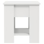 Mesa de centro madera de ingeniería blanco 101x49x52 cm