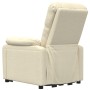 Sillón de masaje eléctrico tela color crema
