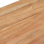 Mesa consola madera maciza de acacia 110x30x76 cm