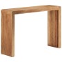 Mesa consola madera maciza de acacia 110x30x76 cm