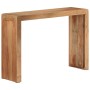 Mesa consola madera maciza de acacia 110x30x76 cm