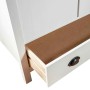 Armario de 2 puertas Hill madera maciza pino blanco 89x50x170cm