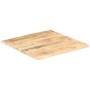Superficie de mesa madera maciza de mango 25-27 mm 60x60 cm