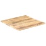Superficie de mesa madera maciza de mango 25-27 mm 60x60 cm