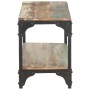 Mesa de centro de madera maciza reciclada 90x30x40 cm