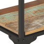 Mesa de centro de madera maciza reciclada 90x30x40 cm