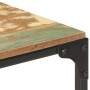 Mesa de centro de madera maciza reciclada 90x30x40 cm