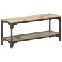 Mesa de centro de madera maciza reciclada 90x30x40 cm