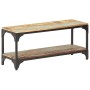 Mesa de centro de madera maciza reciclada 90x30x40 cm