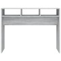 Mesa consola madera contrachapada gris Sonoma 105x30x80 cm