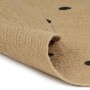 Alfombra de yute tejida a mano de yute estampado lunares 90 cm