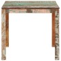 Mesa de comedor de madera maciza reciclada 82x80x76 cm