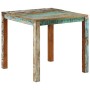 Mesa de comedor de madera maciza reciclada 82x80x76 cm