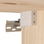Armario de pared de madera maciza de pino 30x30x60 cm