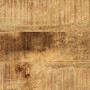 Mesa consola madera maciza de mango y hierro 100x35x76 cm