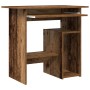 Escritorio madera de ingeniería madera envejecida 80x45x74 cm