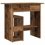 Escritorio madera de ingeniería madera envejecida 80x45x74 cm