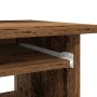 Escritorio madera de ingeniería madera envejecida 80x45x74 cm