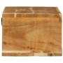 Mueble de TV de pared madera maciza de acacia 80x30x19 cm