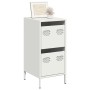 Aparador de acero laminado en frío blanco 35x39x73,5 cm