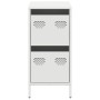 Aparador de acero laminado en frío blanco 35x39x73,5 cm