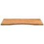 Tablero escritorio rectangular madera maciza roble marrón claro
