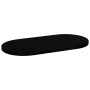 Tablero de mesa ovalado madera maciza de roble 120x60x4 cm
