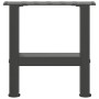 Patas para mesa de centro de acero antracita 2 uds 30×30 cm