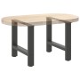 Patas para mesa de centro de acero antracita 2 uds 42×50 cm