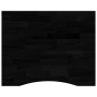 Tablero escritorio 100x80x2,5cm rectangular madera maciza roble