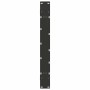 Patas de mesa de centro forma A 2uds acero negro 100x(72-73) cm